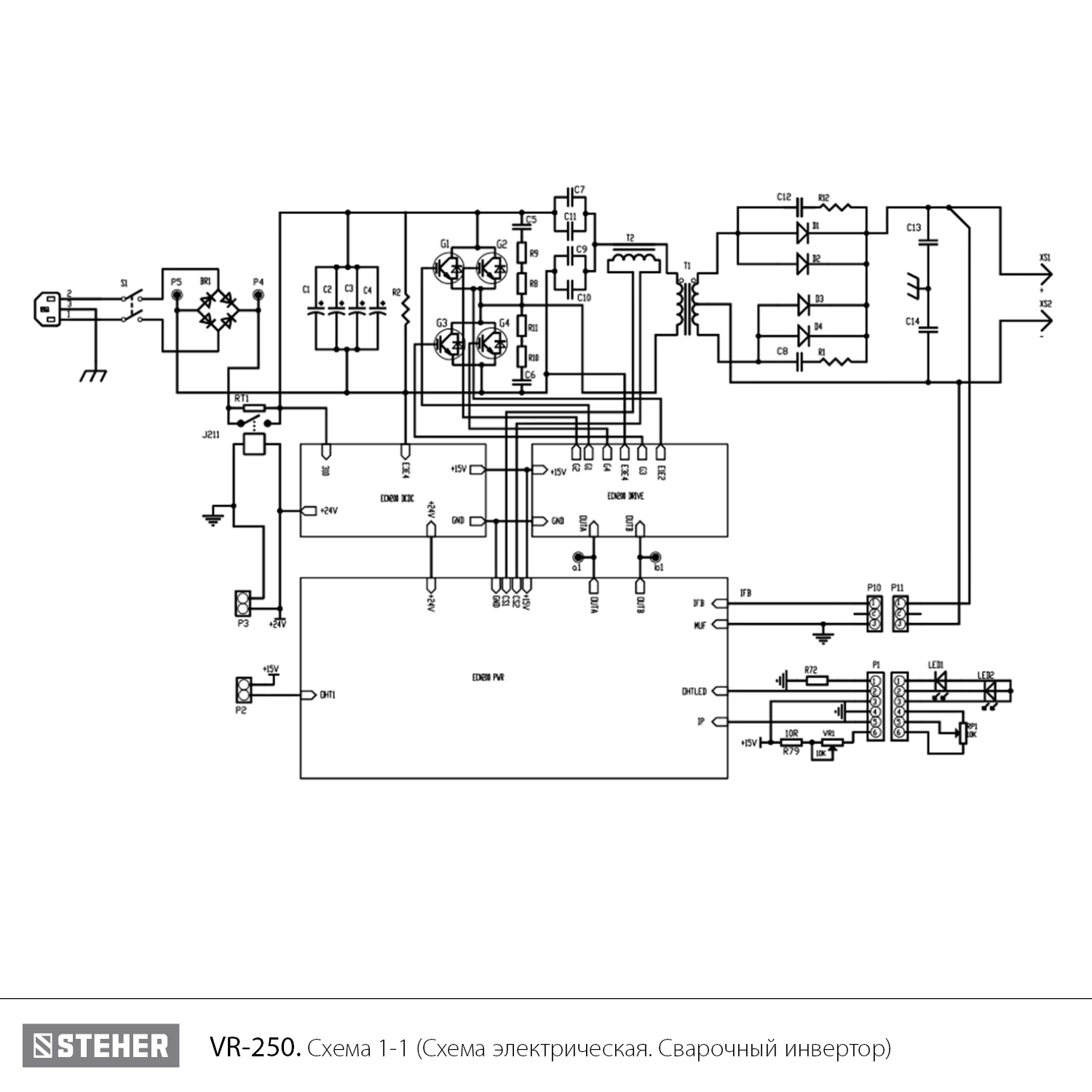 Сварочный инвертор, ММА VR-250